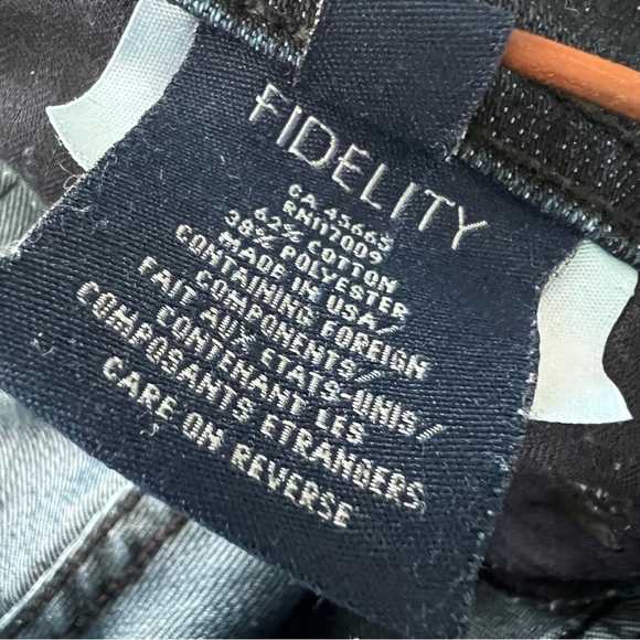 FIDELITY DENIM Men's Jimmy Jeans Blue Black Size 31 - Picture 6 of 11
